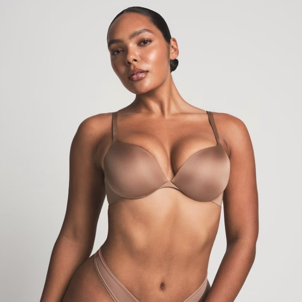 Skims Ultimate TEARDROP PUSH-UP BRA Sienna Color Size 40B